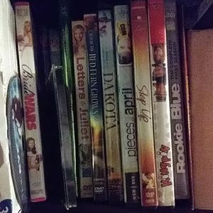 DVD's and Vhs tapes-$1 each if you buy 20!